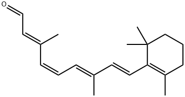 (11Z)-レチナール 化学構造式