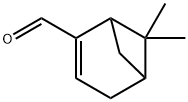 (-)-桃金娘烯醛(香桃木醛),564-94-3,结构式