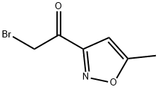 2-溴-1-(5-甲基-3-异噁唑基)-乙酮, 56400-88-5, 结构式