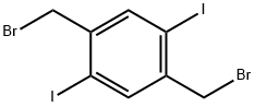 1,4-BIS(BROMOMETHYL)-2,5-DIIODOBENZENE Struktur