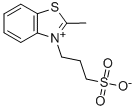 2-メチル-3-(3-スルホナトプロピル)ベンゾチアゾール-3-イウム 化学構造式