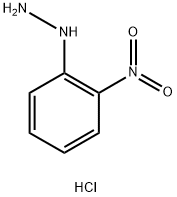 2-Nitrophenylhydrazine hydrochloride 化学構造式