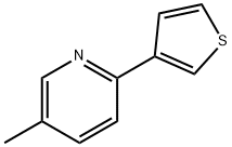 5-Methyl-2-(3-thienyl)pyridine Structure