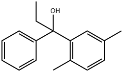 alpha-ethyl-2,5-dimethylbenzhydryl alcohol Struktur