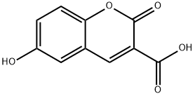 7-HYDROXYCOUMARIN-3-CARBOXYLICACID Struktur