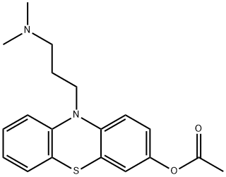 10-[3-(Dimethylamino)propyl]-10H-phenothiazin-3-ol acetate 结构式