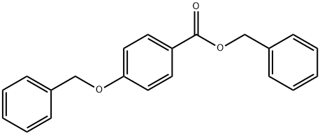 4-ベンジルオキシ安息香酸ベンジル 化学構造式