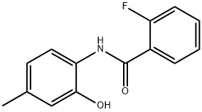 Benzamide, 2-fluoro-N-(2-hydroxy-4-methylphenyl)- (9CI) Structure