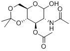 2-Acetamido-2-deoxy-4,6-O-isopropylidene-D-glucopyranose, 564469-85-8, 结构式