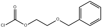 2-苄氧基乙基氯甲酸酯, 56456-19-0, 结构式