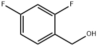 2,4-ジフルオロベンジル アルコール 化学構造式