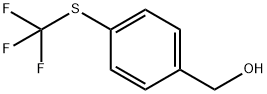 4-(リフルオロメチルチオ)ベンジルアルコール 化学構造式
