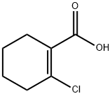 2-CHLOROCYCLOHEX-1-ENE-1-CARBOXYLIC ACID Struktur