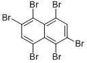 hexabromonaphthalene 结构式