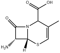 (7R)-7-Amino-3-methylcepham-2-ene-4-carboxylic acid Structure