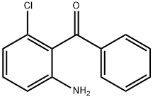 2-アミノ-6-クロロベンゾフェノン 化学構造式