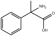DL-2-氨基-2-苯基丙酸 结构式