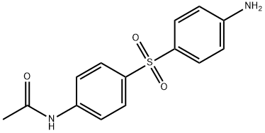 N-MONOACETYL-4,4'-DIAMINODIPHENYL SULFONE Structure