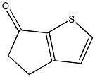 4H-シクロペンタ[B]チオフェン-6(5H)-オン 化学構造式