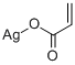 プロペン酸銀(I) 化学構造式
