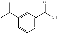 3-(1-メチルエチル)安息香酸 化学構造式