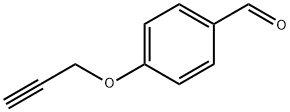 4-(プロパルギルオキシ)ベンズアルデヒド 化学構造式