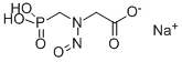 GLYPHOSATE-N-NITROSO MONO SODIUM SALT 化学構造式