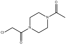 1-(4-ACETYL-PIPERAZIN-1-YL)-2-CHLORO-ETHANONE Structure