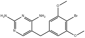 溴莫普林, 56518-41-3, 结构式