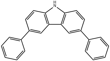 3,6-ジフェニルカルバゾール 化学構造式