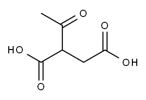 2-Acetylsuccinic acid Structure