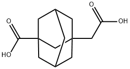 3-CARBOXYADAMANTANE-1-ACETIC ACID Struktur