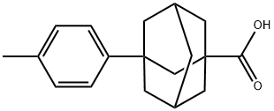 1-(p-tolyl)-3-adamantanecarboxylicaci Struktur