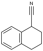 1,2,3,4-テトラヒドロナフタレン-1-カルボニトリル 化学構造式