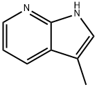 3-メチル7-アザインドール 化学構造式