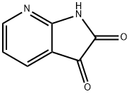 1H-吡咯[2,3-B]吡啶-2,3-二酮 结构式