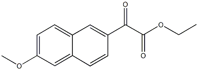 ETHYL 6-METHOXY-2-NAPHTHOYLFORMATE Structure