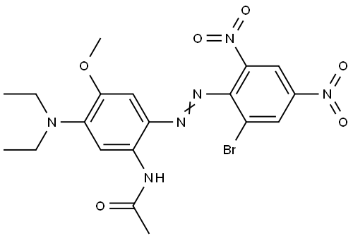 分散蓝 291 结构式