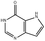 1,5-二氢-4H-吡咯并[3,2-D]嘧啶-4-酮,5655-01-6,结构式