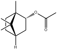 L-BORNYL ACETATE Structure