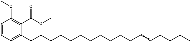 2-(12-Heptadecenyl)-6-methoxybenzoic acid methyl ester Structure