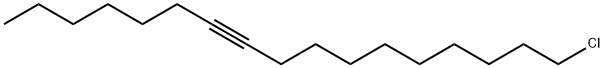 17-クロロ-7-ヘプタデシン 化学構造式
