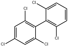2,2',4,6,6'-ペンタクロロビフェニル 化学構造式