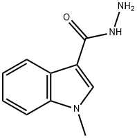 1-METHYL-1H-INDOLE-3-CARBOHYDRAZIDE 化学構造式