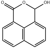 3-ヒドロキシ-1H,3H-ナフト[1,8-cd]ピラン-1-オン 化学構造式