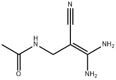 Acetamide,  N-(3,3-diamino-2-cyano-2-propen-1-yl)-|