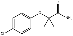 2-(4-CHLOROPHENOXY)-2-METHYLPROPANAMIDE Structure