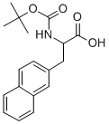 BOC-3-(2-萘基)-D-丙氨酸, 56583-58-5, 结构式