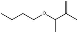 1-Butene, 3-butoxy-2-methyl- Structure