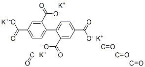 tetrapotassium 4,4'-carbonylbisphthalate 结构式